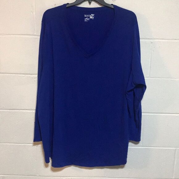 Terra & Sky L/S Top  5X - Picture 1 of 6